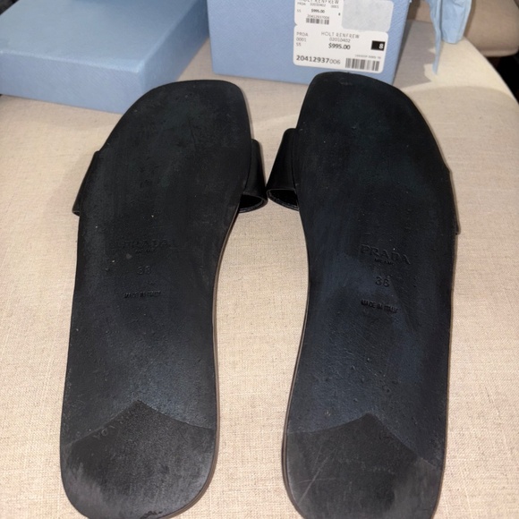 Prada leather strap sandal - Picture 2 of 6